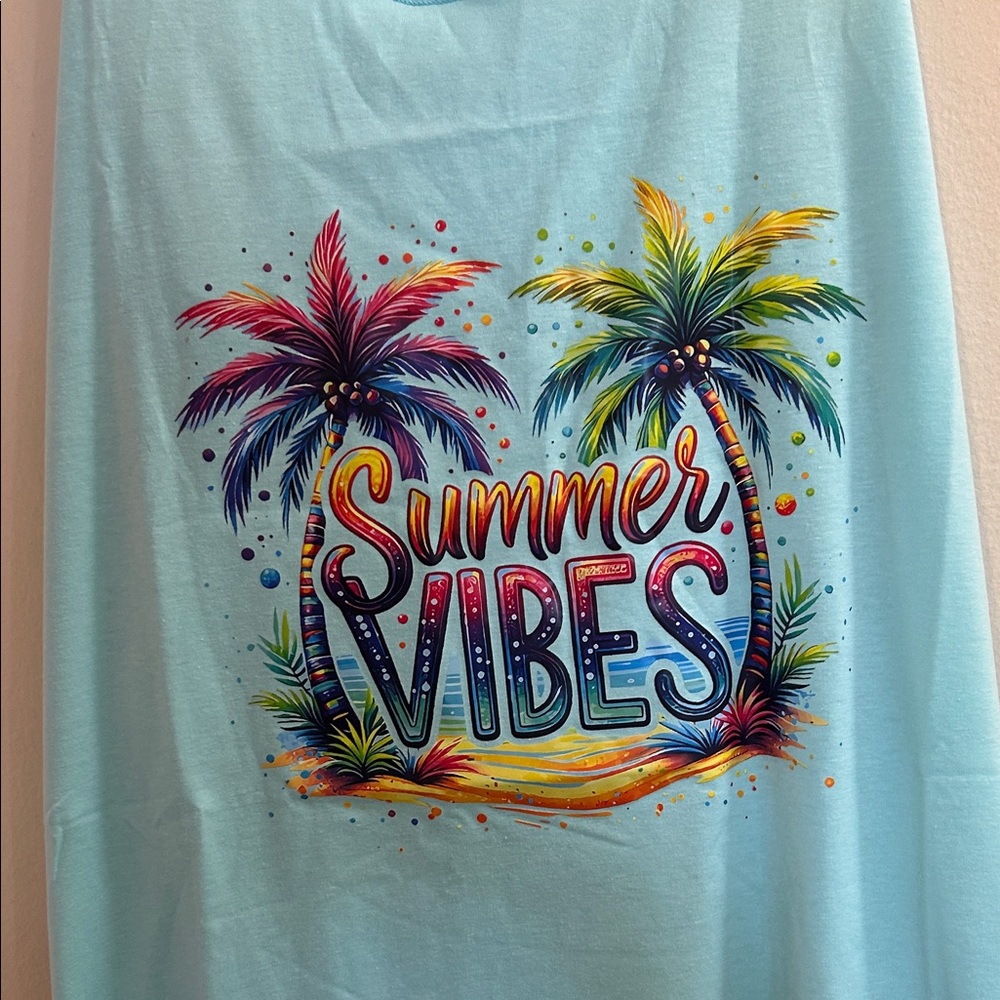 Summer Vibes Graphic Tank Top - Picture 5 of 8